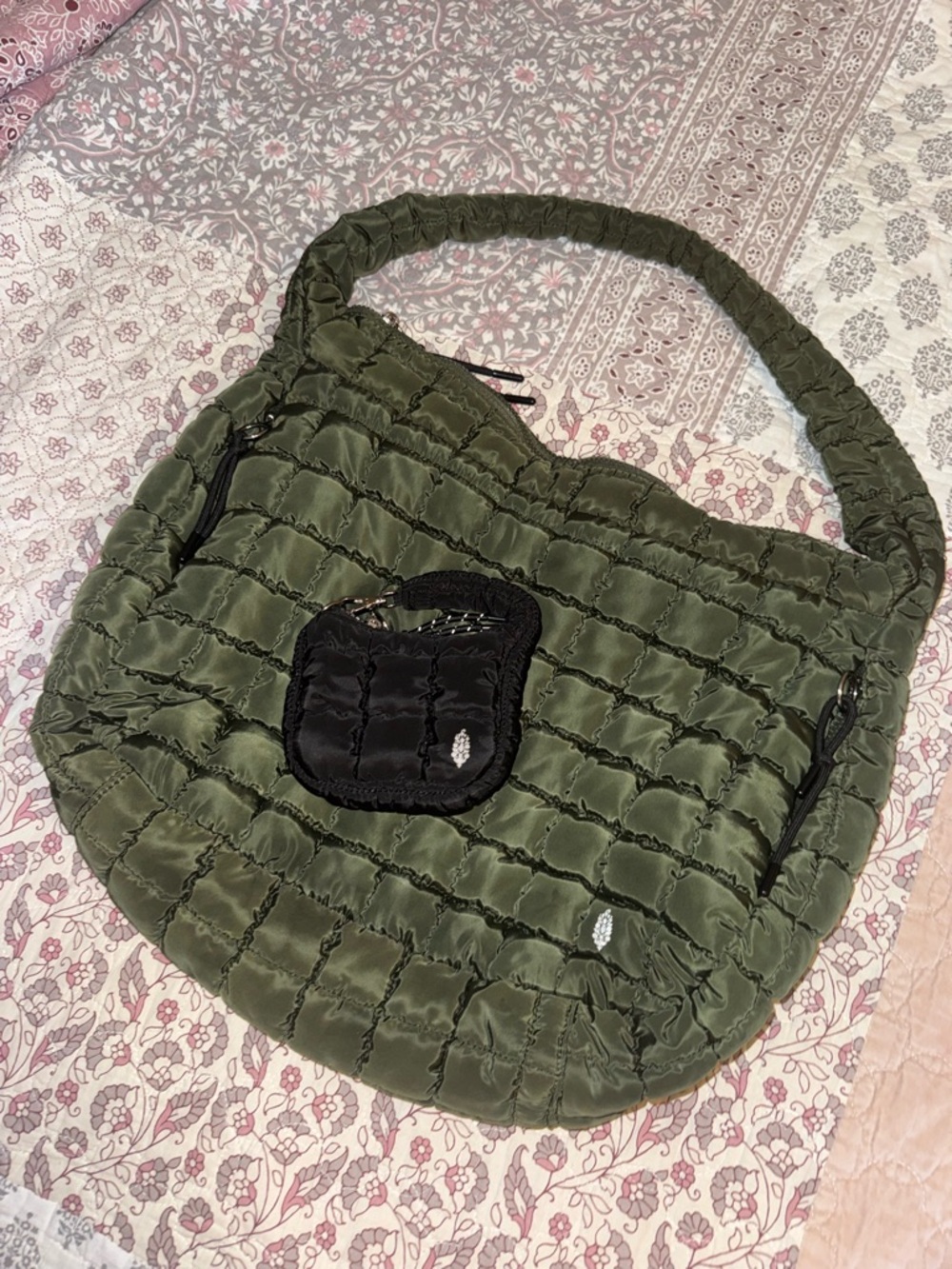 Free people Carry all tote and micro pouch